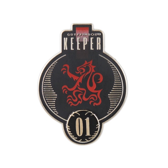 Universal Studios Harry Potter Gryffindor Quidditch Keeper Pin - Picture 2 of 2